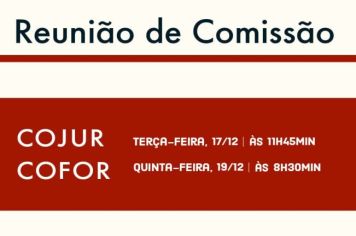 Reunião das Comissões