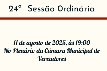 24ª Sessão Ordinária 