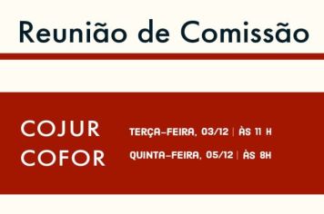 Reunião das Comissões
