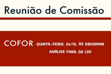 Reunião das Comissões