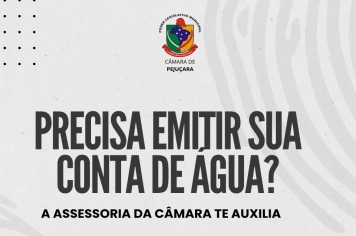 Precisa emitir sua conta de água?