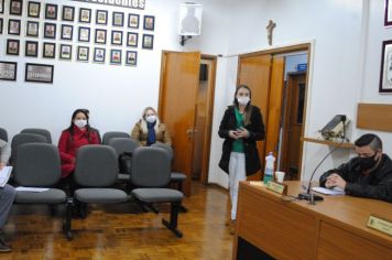 Equipe da Secretaria de Saúde esteve presente na Câmara Municipal