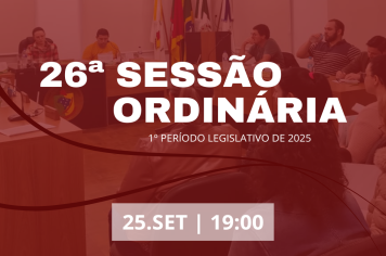 26ª Sessão Ordinária 
