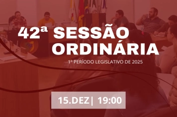 42ª Sessão Ordinária 