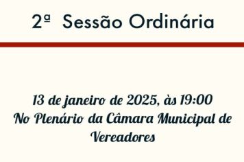 2ª Sessão Ordinária 