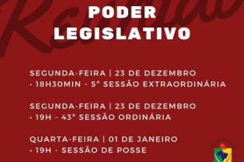 Cronograma de Sessões