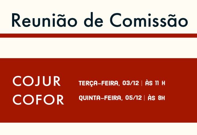 Reunião das Comissões