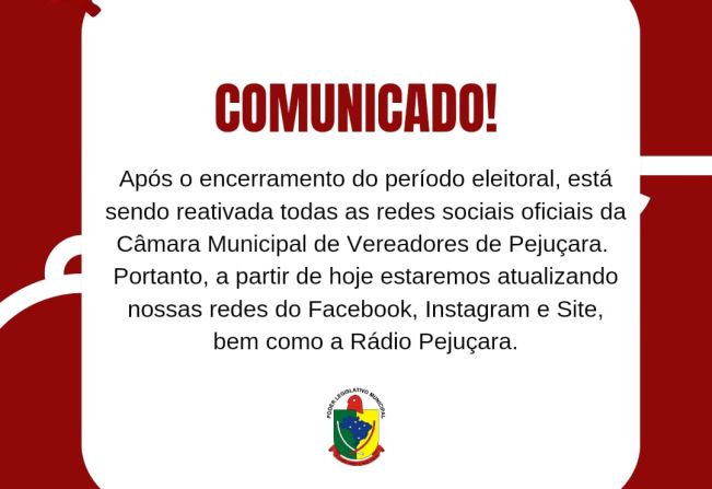 Comunicado!