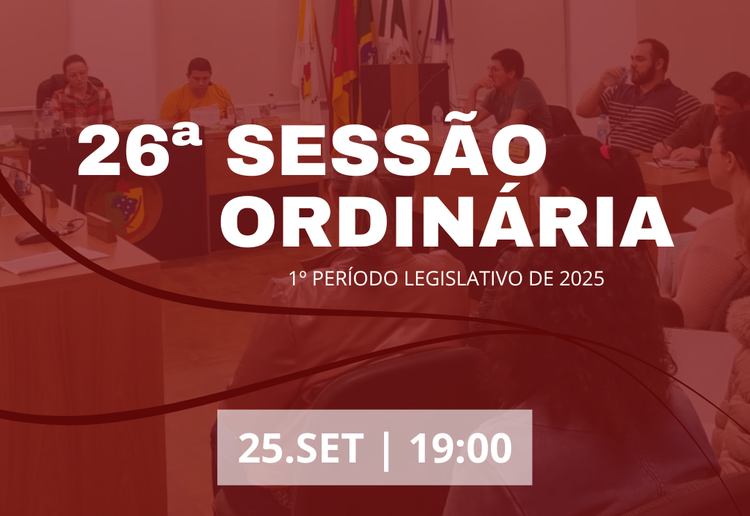 26ª Sessão Ordinária 