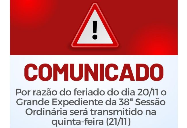 Comunicado!