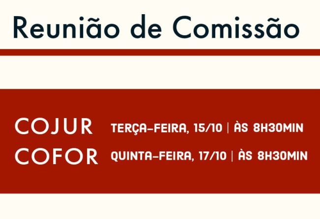 Reunião das Comissões