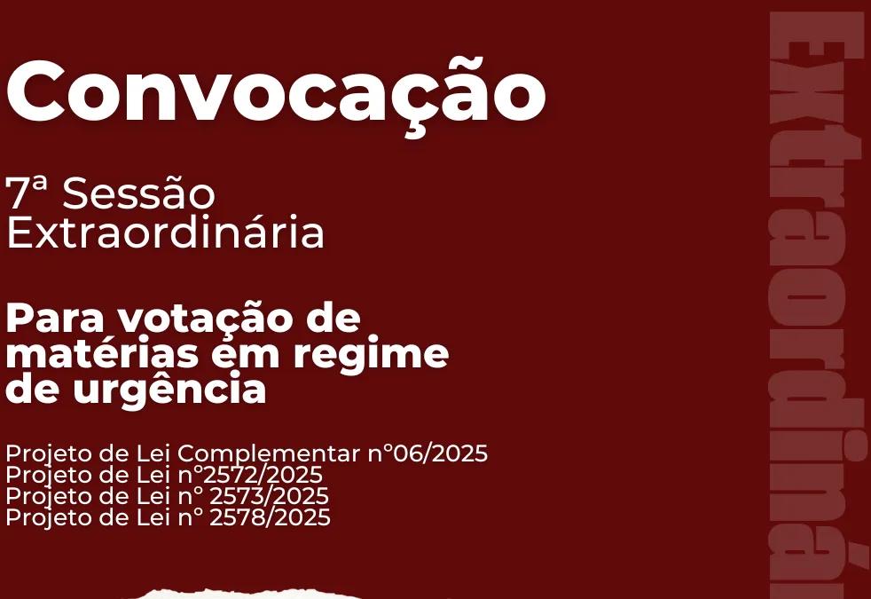 7ª Sessão Extraordinária